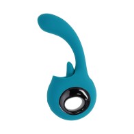 Evolved How Many Licks Rechargeable Teal - Vibrant Pleasure