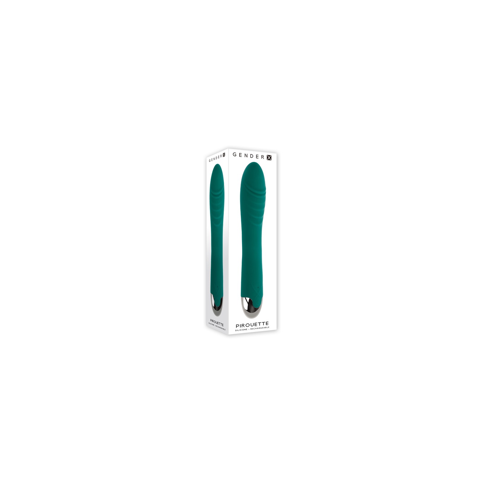 Vibrador Recargable Gender X Pirouette Silicona Verde