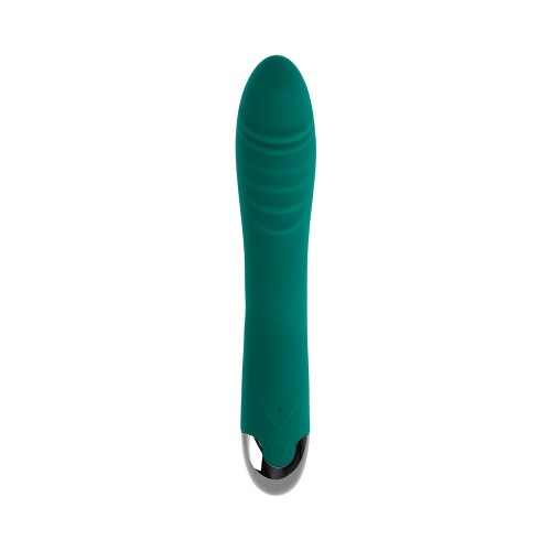 Vibrador Recargable Gender X Pirouette Silicona Verde