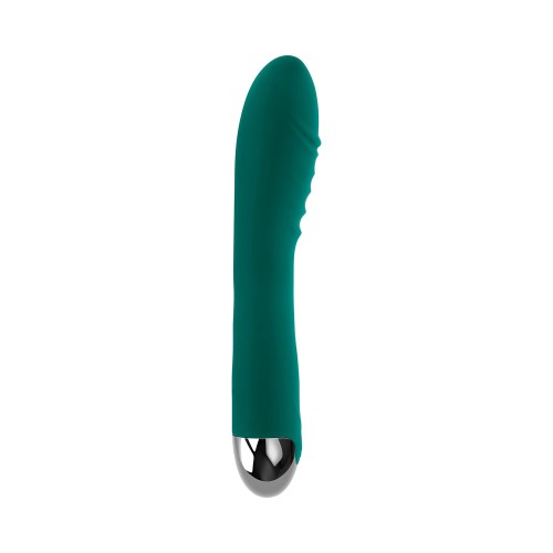 Vibrador Recargable Gender X Pirouette Silicona Verde