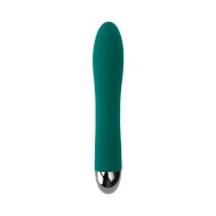 Vibrador Recargable Gender X Pirouette Silicona Verde