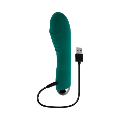 Vibrador Recargable Gender X Pirouette Silicona Verde