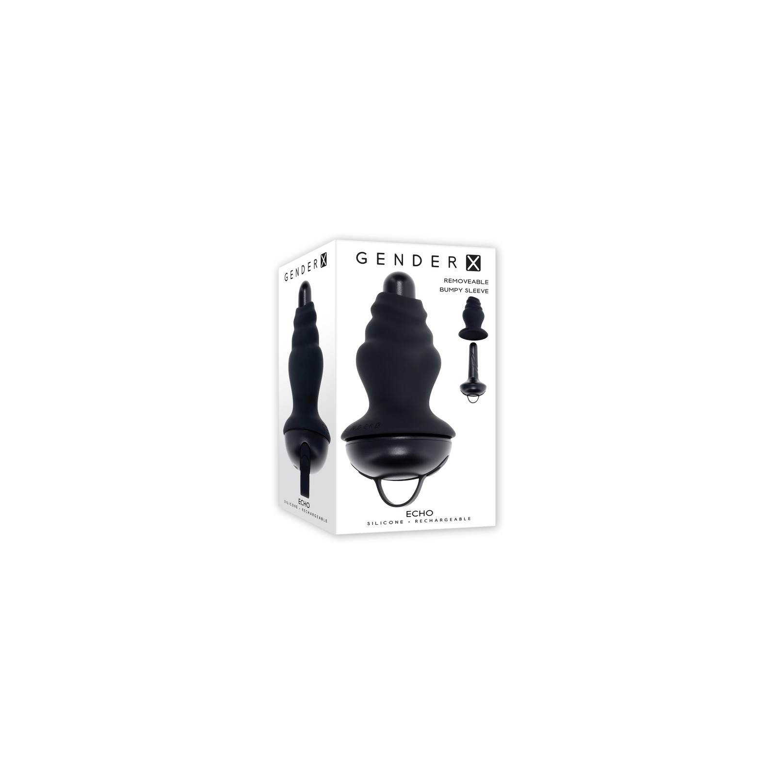 Gender X Echo Vibrador Recargable con Manga Negra