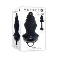 Gender X Echo Rechargeable Vibrating Sleeve Black