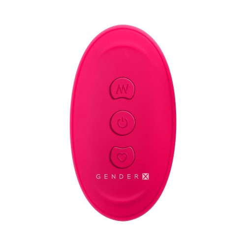 Gender X Rechargeable Vibrator with Remote