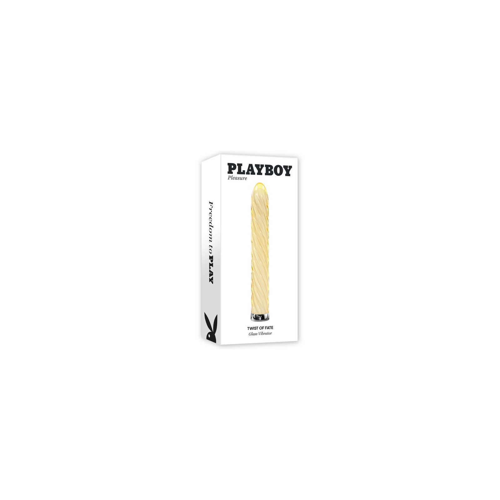 Playboy Twist Of Fate Rechargeable Glass Vibrator