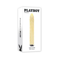 Playboy Twist Of Fate Rechargeable Glass Vibrator