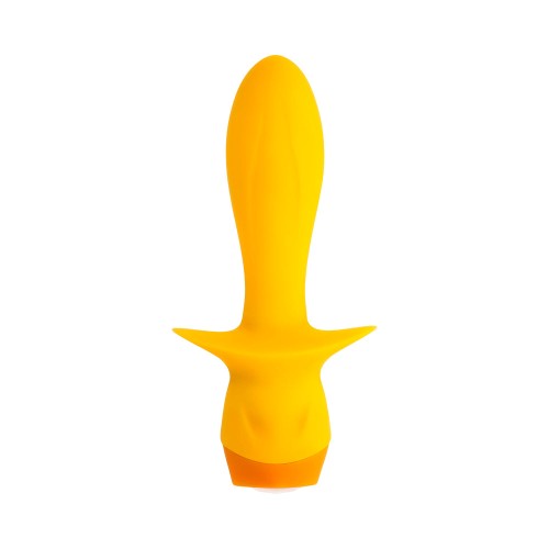 Rechargeable Mellow Yellow Vibrating Plug