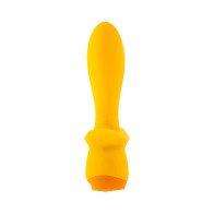 Rechargeable Mellow Yellow Vibrating Plug