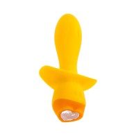 Rechargeable Mellow Yellow Vibrating Plug