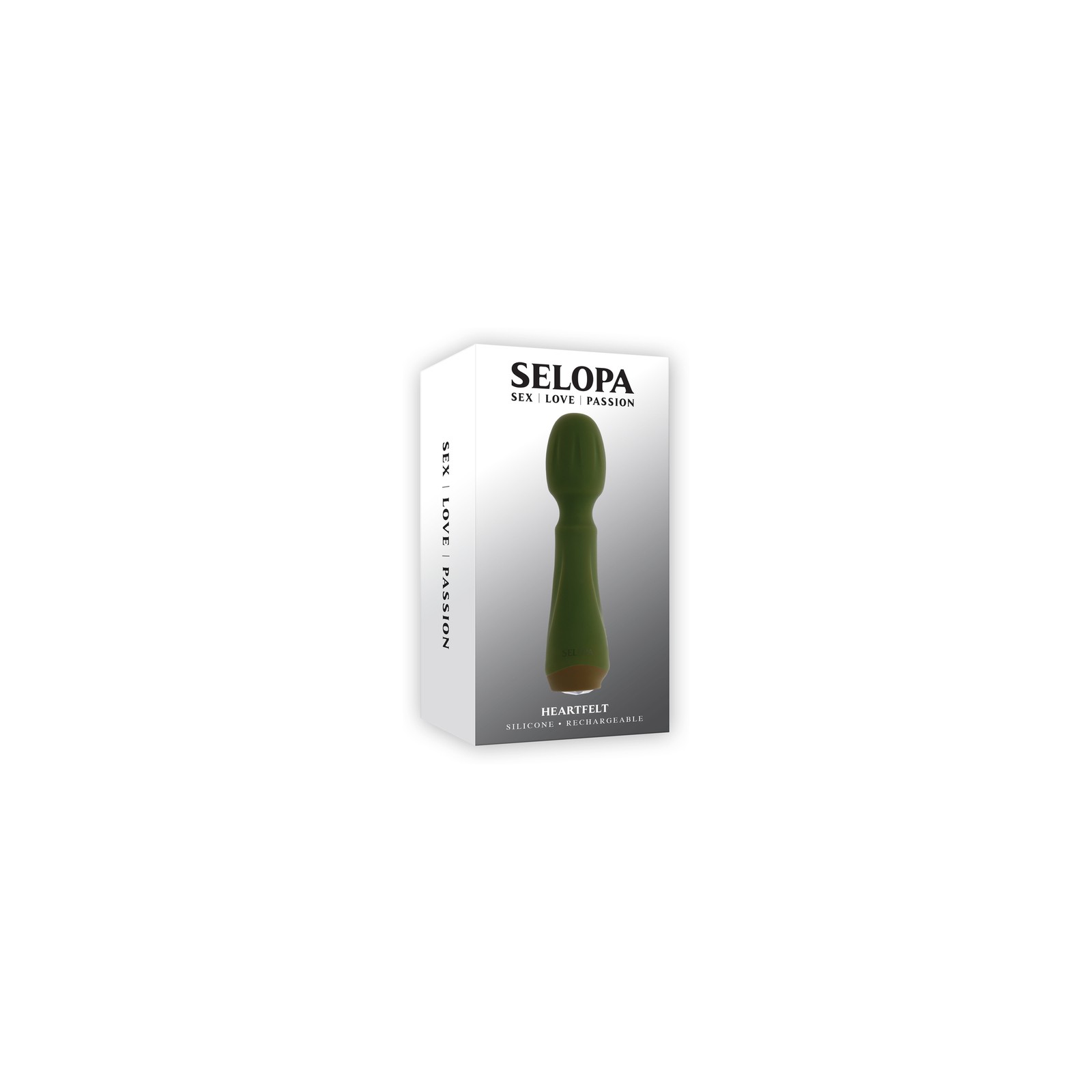 Selopa Heartfelt Rechargeable Mini Wand Vibrator