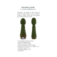 Selopa Heartfelt Rechargeable Mini Wand Vibrator