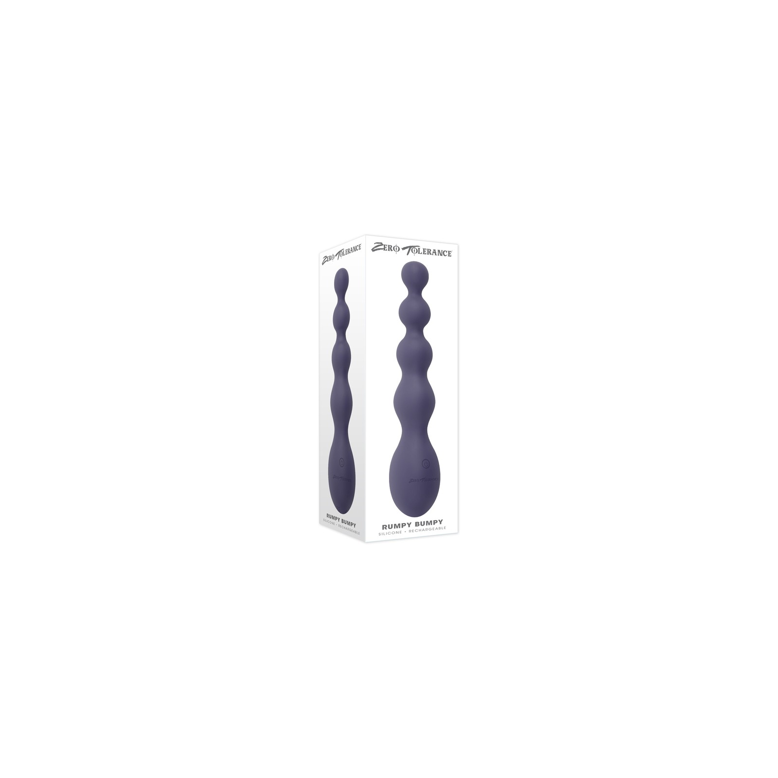 Vibrador Anal de Silicona Zero Tolerance Rumpy Bumpy