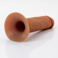 Fantasy X-Tensions Hollow Silicone Strap-On 6 in. Brown