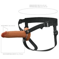 Fantasy X-Tensions Elite Hollow Silicone Strap-On