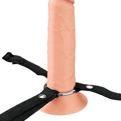 Fantasy X-Tensions Elite Hollow Silicone Strap-On for Couples