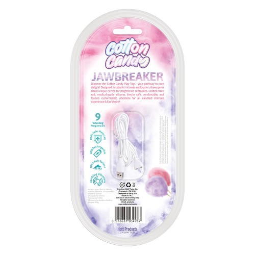 Vibrador de Silicona Cotton Candy Jaw Breaker