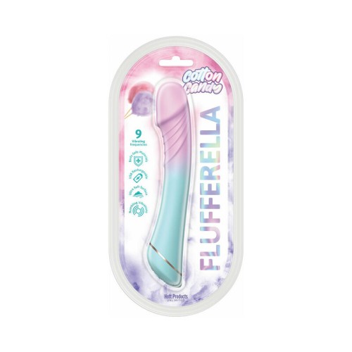 Vibrador de Silicona Flufferella Algodón de Azúcar 9 Frecuencias