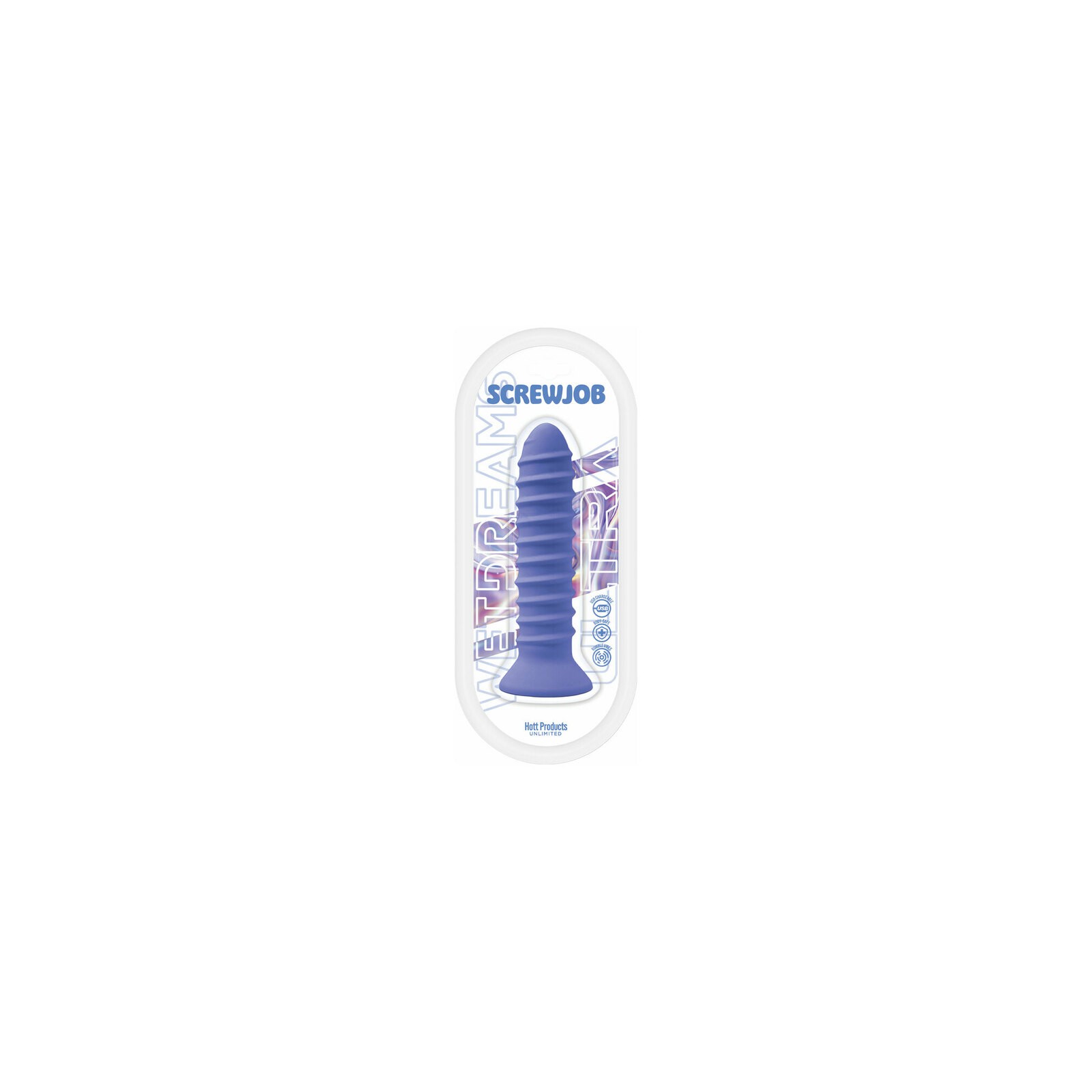 Wet Dreams Screw Shape Vibe with Multiple Speeds