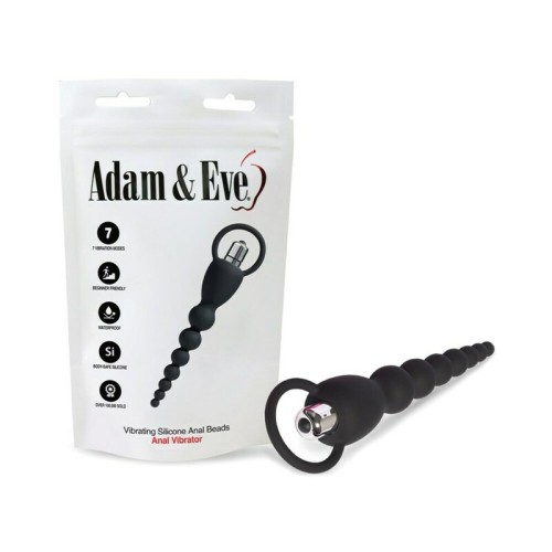 Adam & Eve Vibrating Silicone Anal Beads Bag Packaging