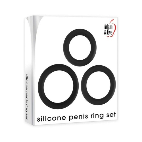 Adam & Eve Stretchy Silicone Penis Ring Set