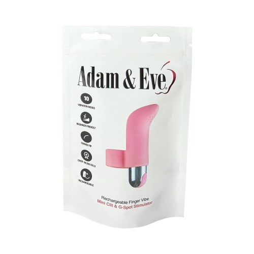 Vibrador de Dedo Recargable Adam & Eve