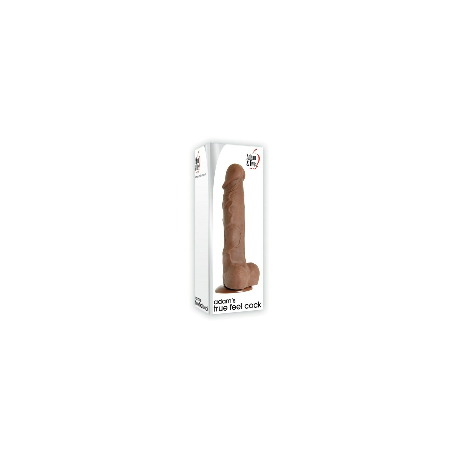 Adam & Eve True Feel Dildo Brown - Realistic Pleasure