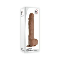 Adam & Eve True Feel Dildo Brown - Realistic Pleasure