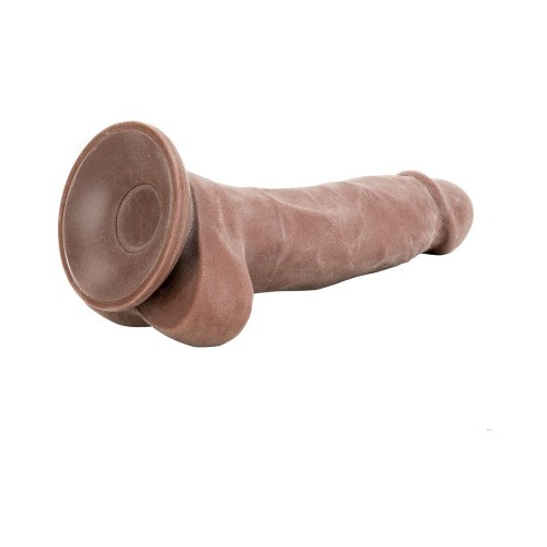 Adam & Eve True Feel Dildo Brown - Realistic Pleasure