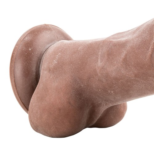 Adam & Eve True Feel Dildo Brown - Realistic Pleasure