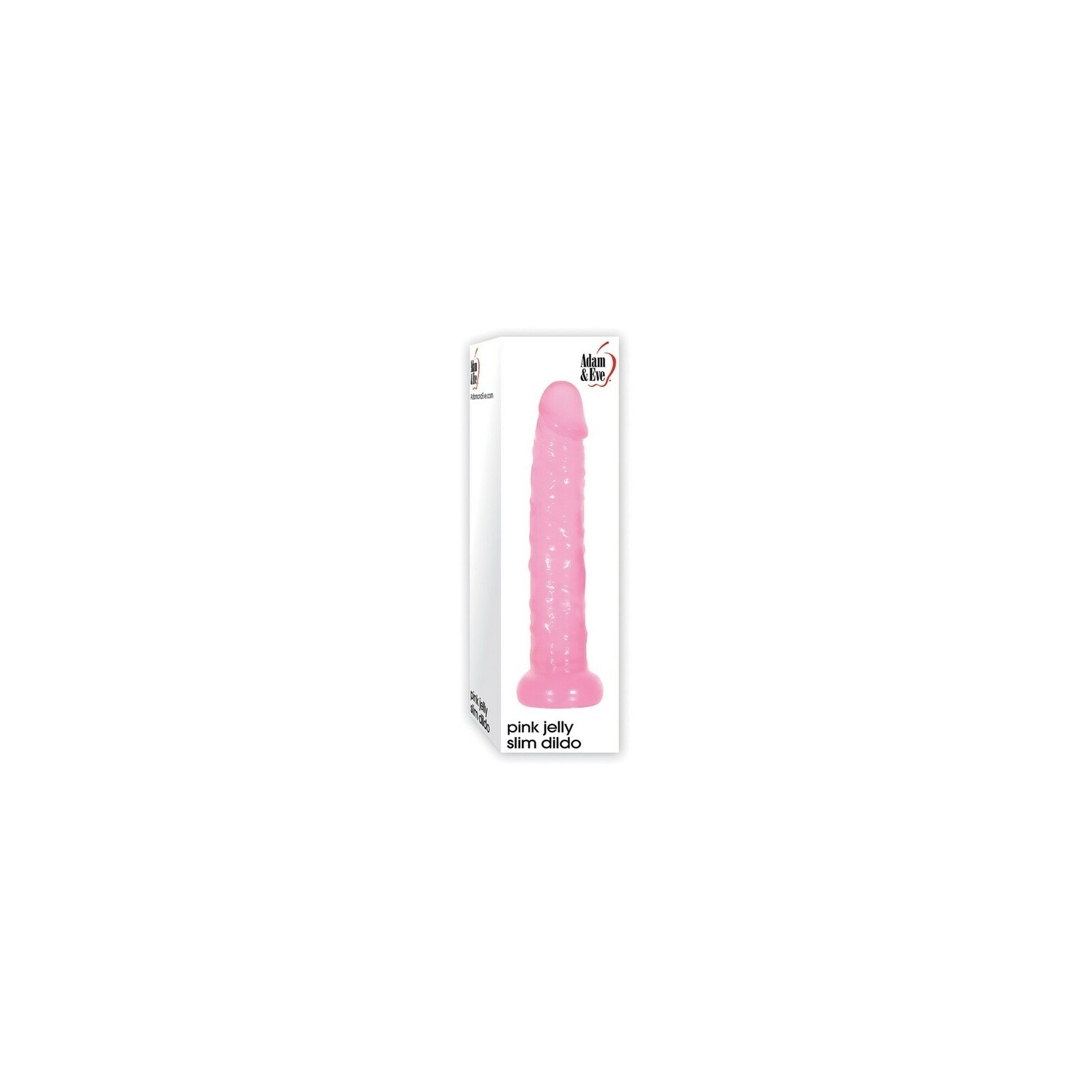 Adam & Eve Pink Jelly Slim Dildo