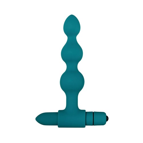 Juego de Plug Anal Vibratorio con Perlas Adam & Eve