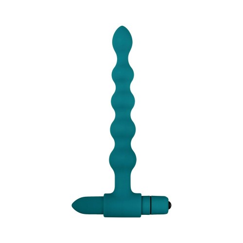 Juego de Plug Anal Vibratorio con Perlas Adam & Eve