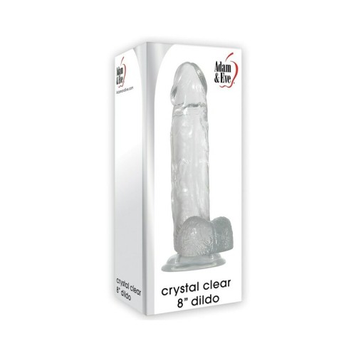 Adam & Eve Crystal Clear 8 in. Dildo