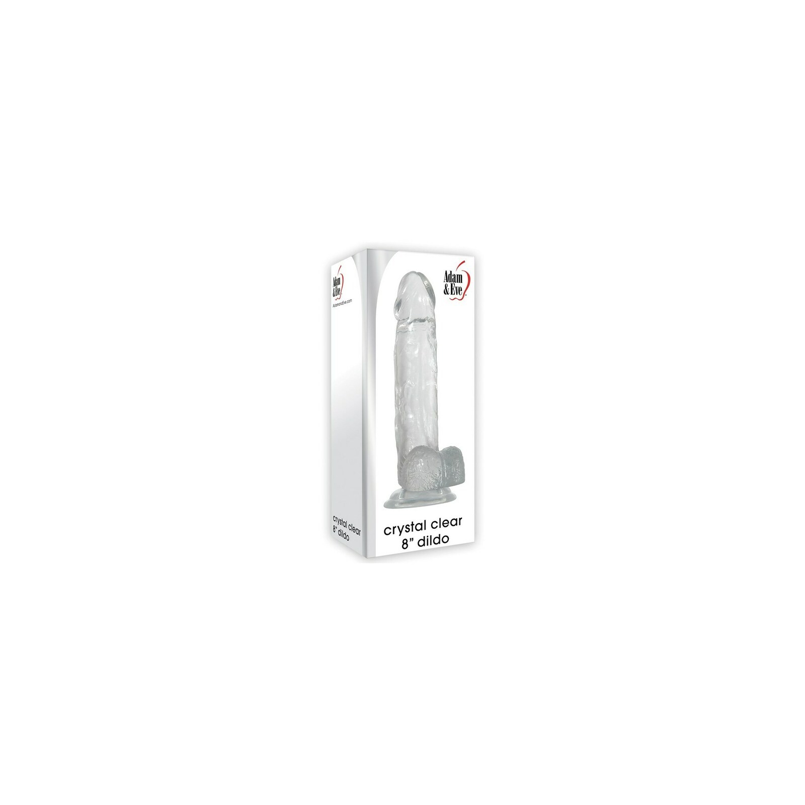 Adam & Eve Crystal Clear 8 in. Dildo