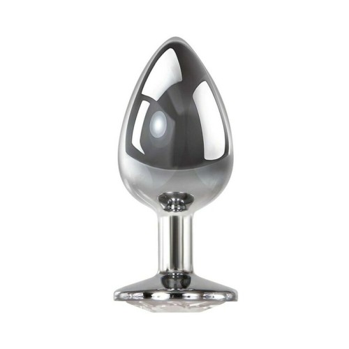 Adam & Eve Large Clear Gem Anal Plug for Ultimate Pleasure