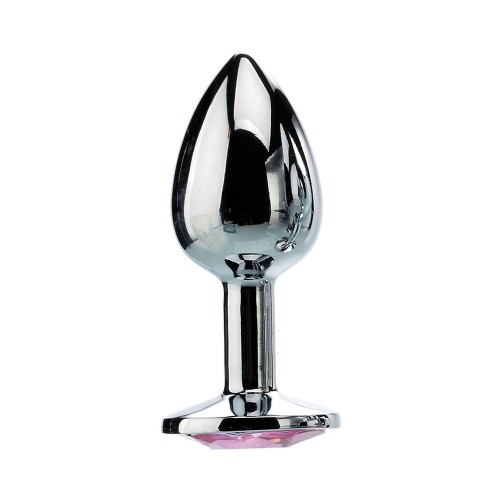 Adam & Eve Small Pink Gem Anal Plug