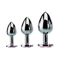 Adam & Eve Pink Gem Anal Plug Set for Beginners