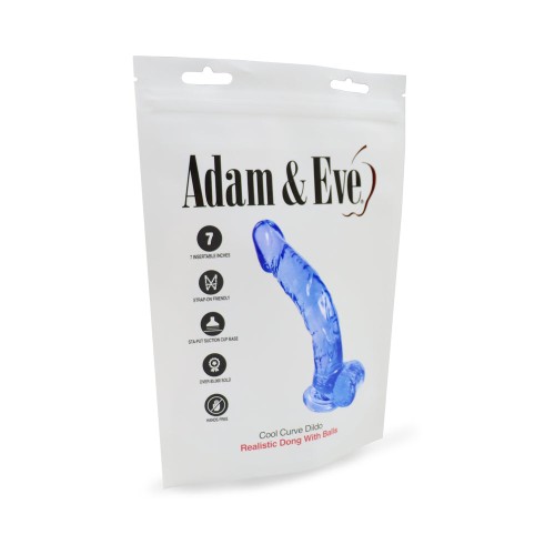 Adam & Eve Cool Curve Jelly Dildo