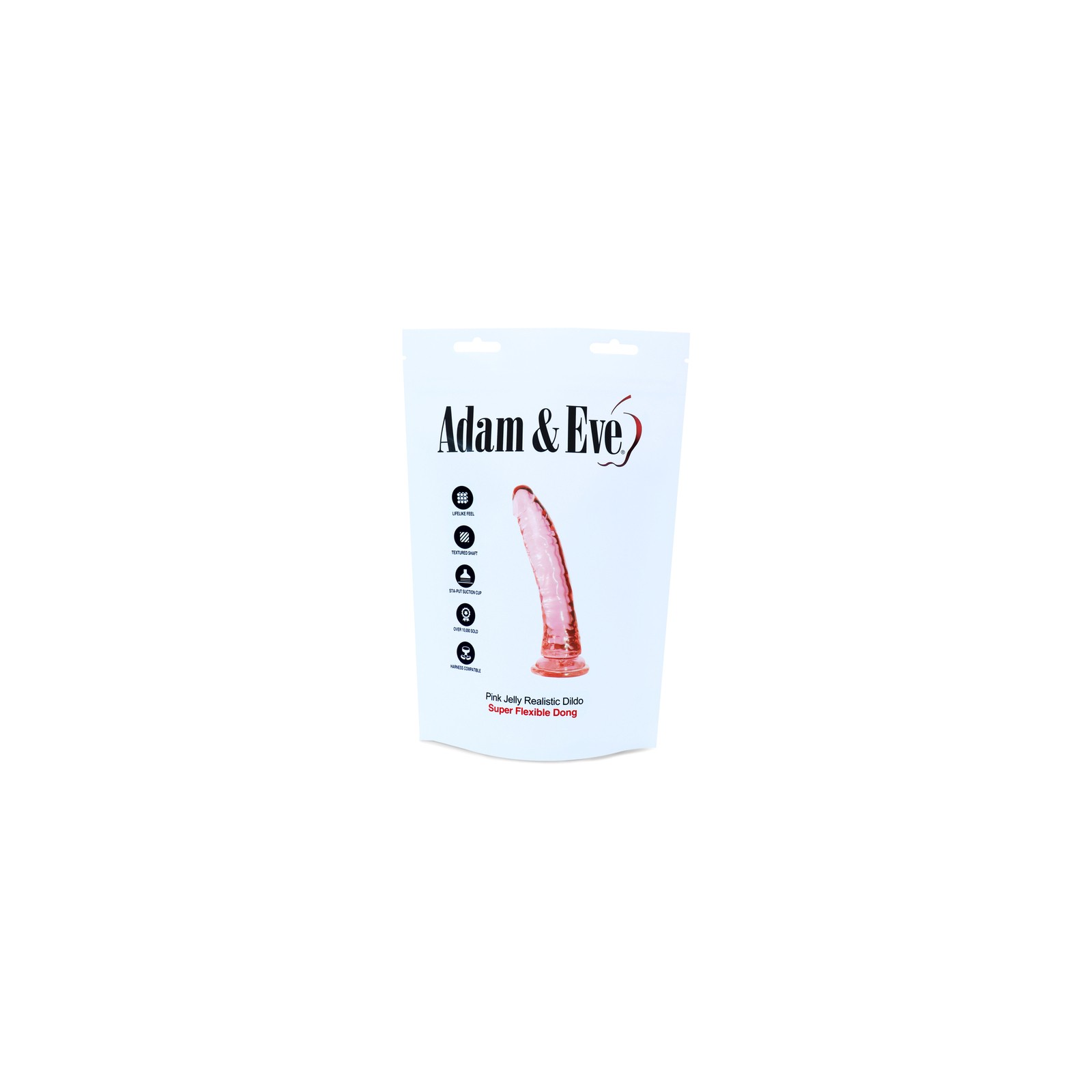 Adam & Eve Pink Jelly Realistic Dildo