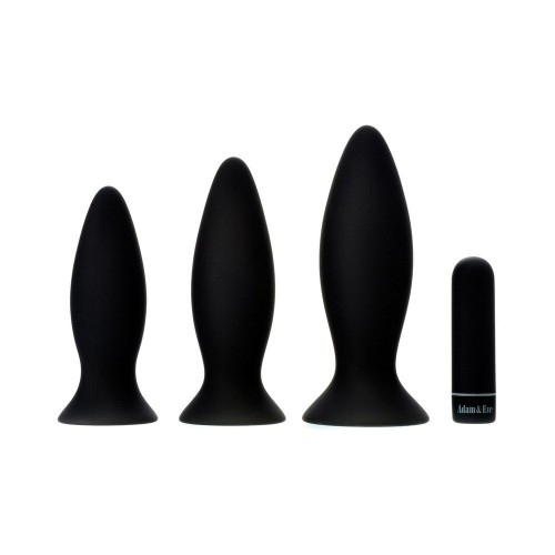 Rechargeable Vibrating Anal Plug Trainer Kit for Beginners