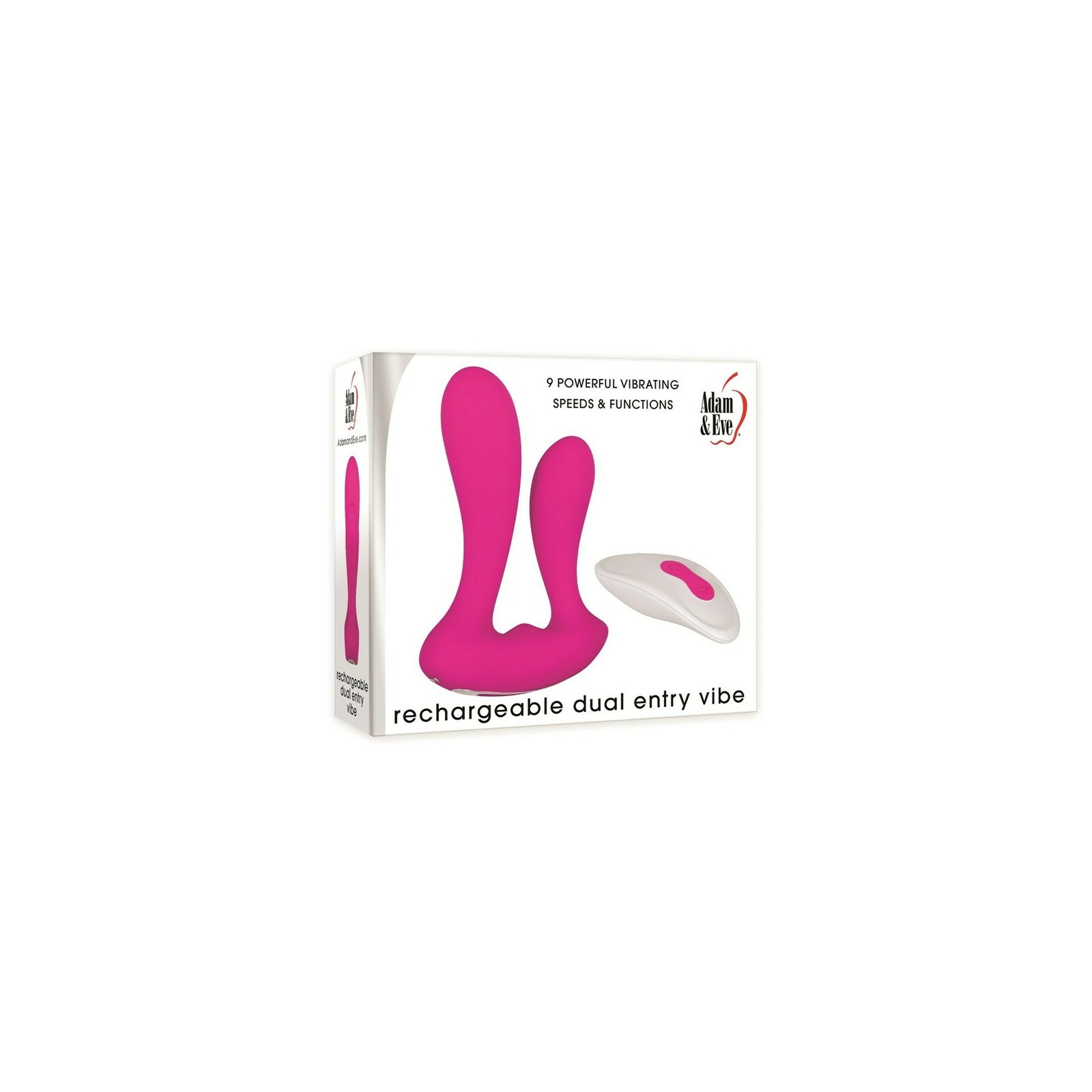 Vibrador de Doble Entrada con Control Remoto Adam & Eve