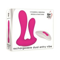 Vibrador de Doble Entrada con Control Remoto Adam & Eve