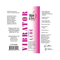 Adam & Eve Vibrator Lubricant 4 oz for Enhanced Pleasure