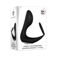 Adam & Eve Rechargeable Prostate Pleaser + C-Ring for Ultimate Pleasure