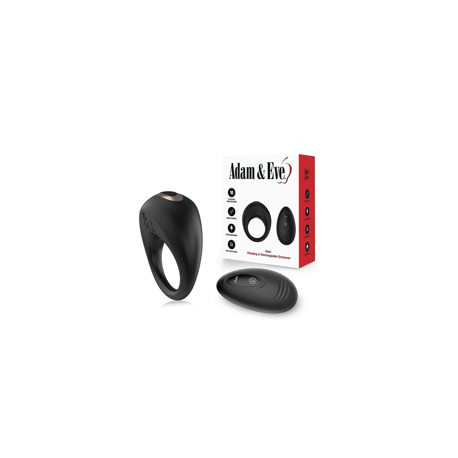 Adam Eve Alan Rechargeable Vibrating Enhancer