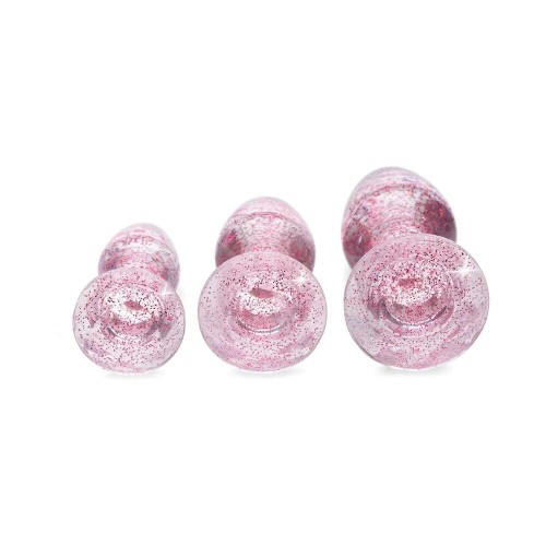 Adam & Eve Glitter Gem Butt Plug Set