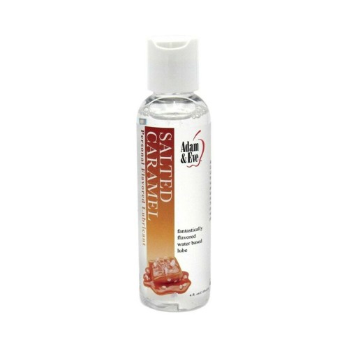 Adam & Eve Salted Caramel Flavored Lubricant - 4 oz Bottle