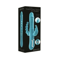 Adam & Eve Eve's Thrusting Triple Joy Rabbit - Powerful Pleasure