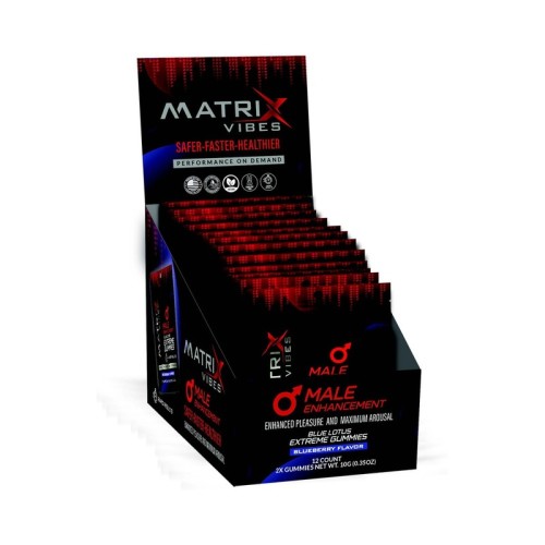 Gomitas de Mejora Masculina Matrix para Aumentar el Rendimiento